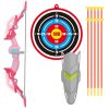 Kids Bow and Arrow Light-up Archery Set For Kids Toy For 3 4 5 6 7 8 9 10 11 12 Years Old Boys Girls Shooting Toy Christmas Gift