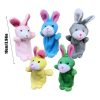 Toddler Finger Puppets Bunny Role Play Toys Set Of 5 Plush Cute Animal Puppets Doll For Children Shows Playtime Schools Birthday